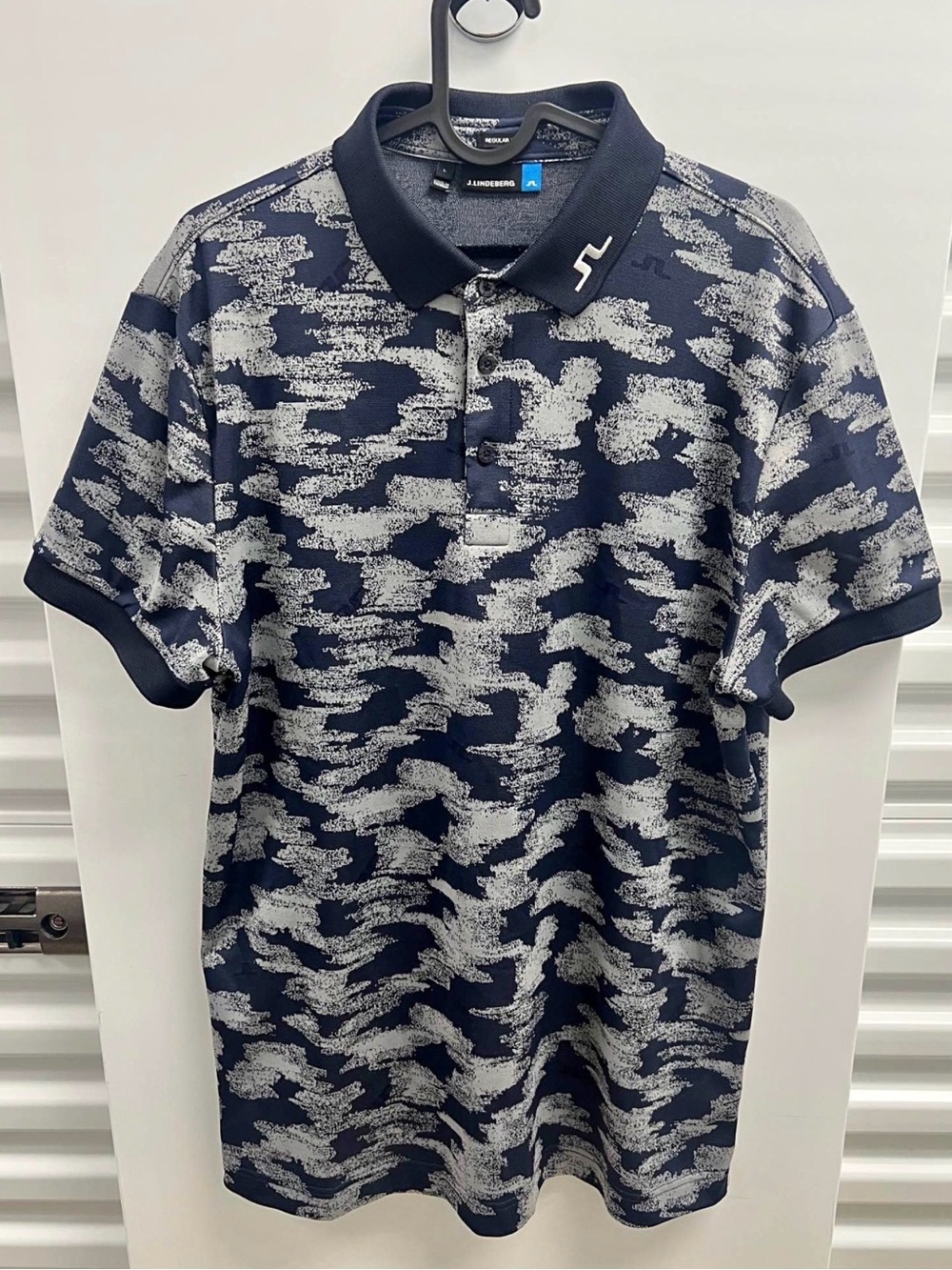 J.Lindeberg Camo Pattern Golf Polo